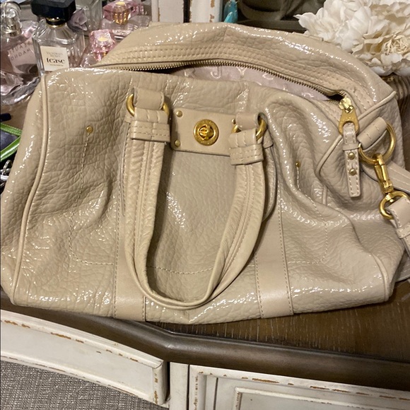 Marc Jacobs Cream Leather Handbag - Picture 1 of 3